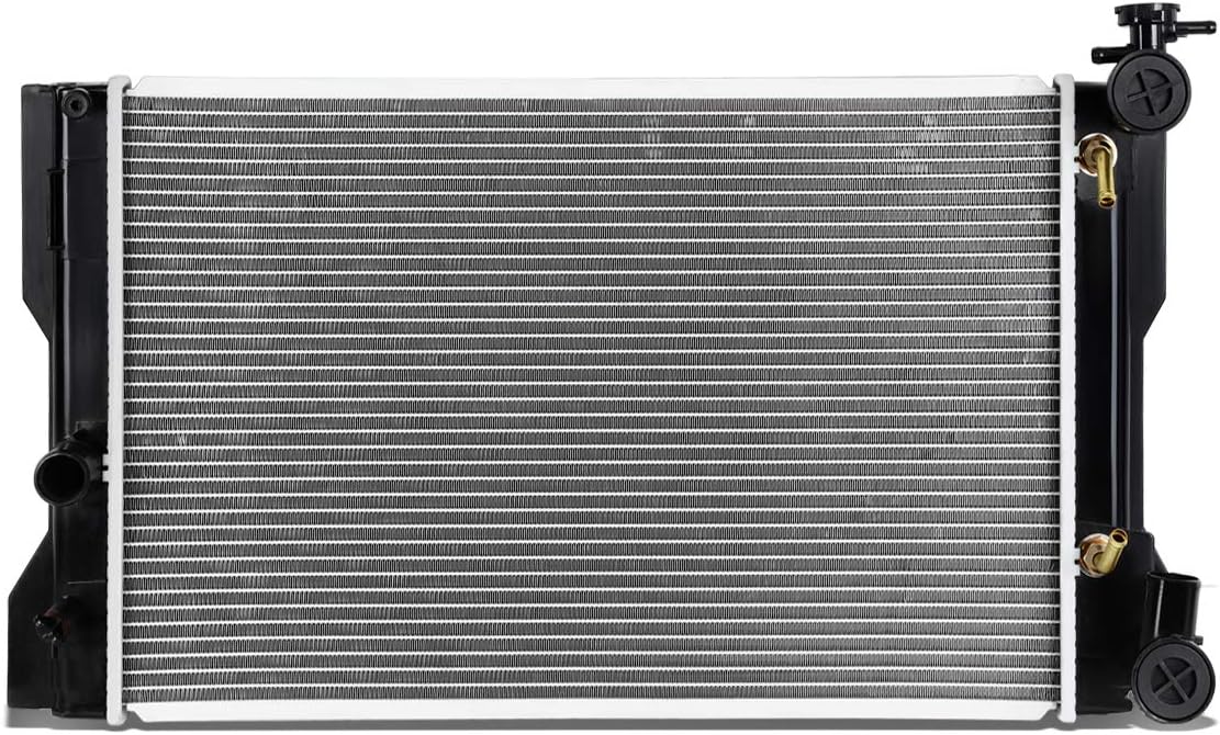 DNA Motoring CU13106 1-Row Aluminum Core Radiator Engine Cooling Compatible with 09-10 Pontiac Vibe; 09-17 Toyota Matrix/Corolla, 164100T030 13049 3445, OEM-RA-13106
