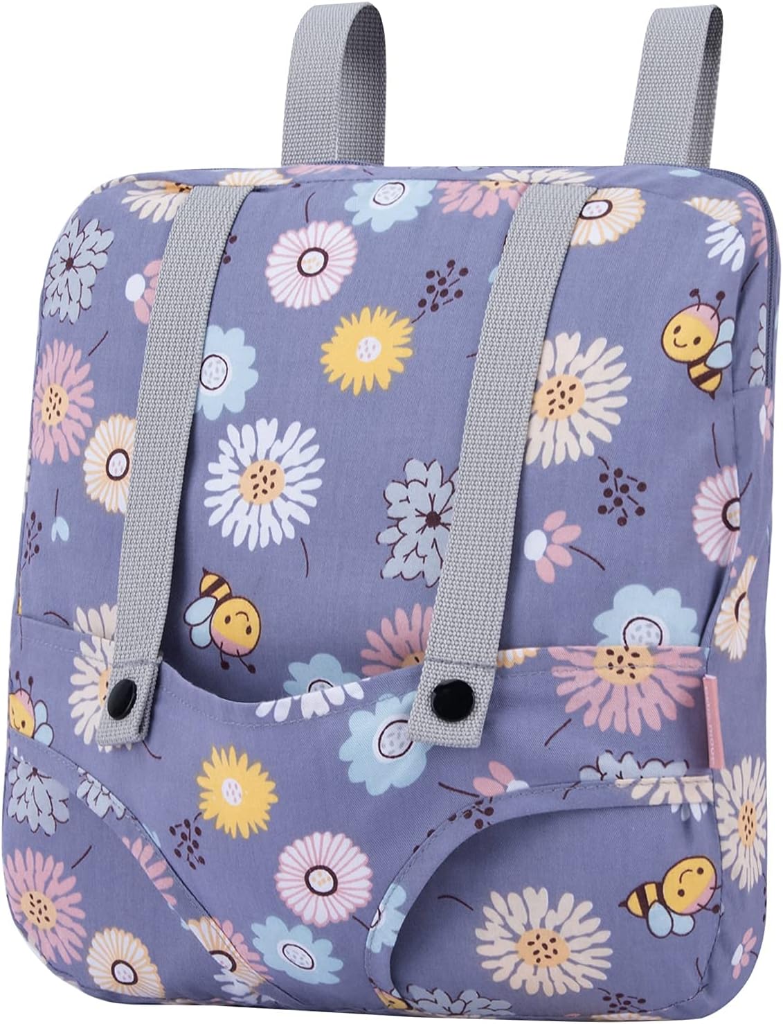 Bebamour Doll Carrier Backpack, 100% Cotton, Kids Backpack for Dolls Accessories Storage Bag