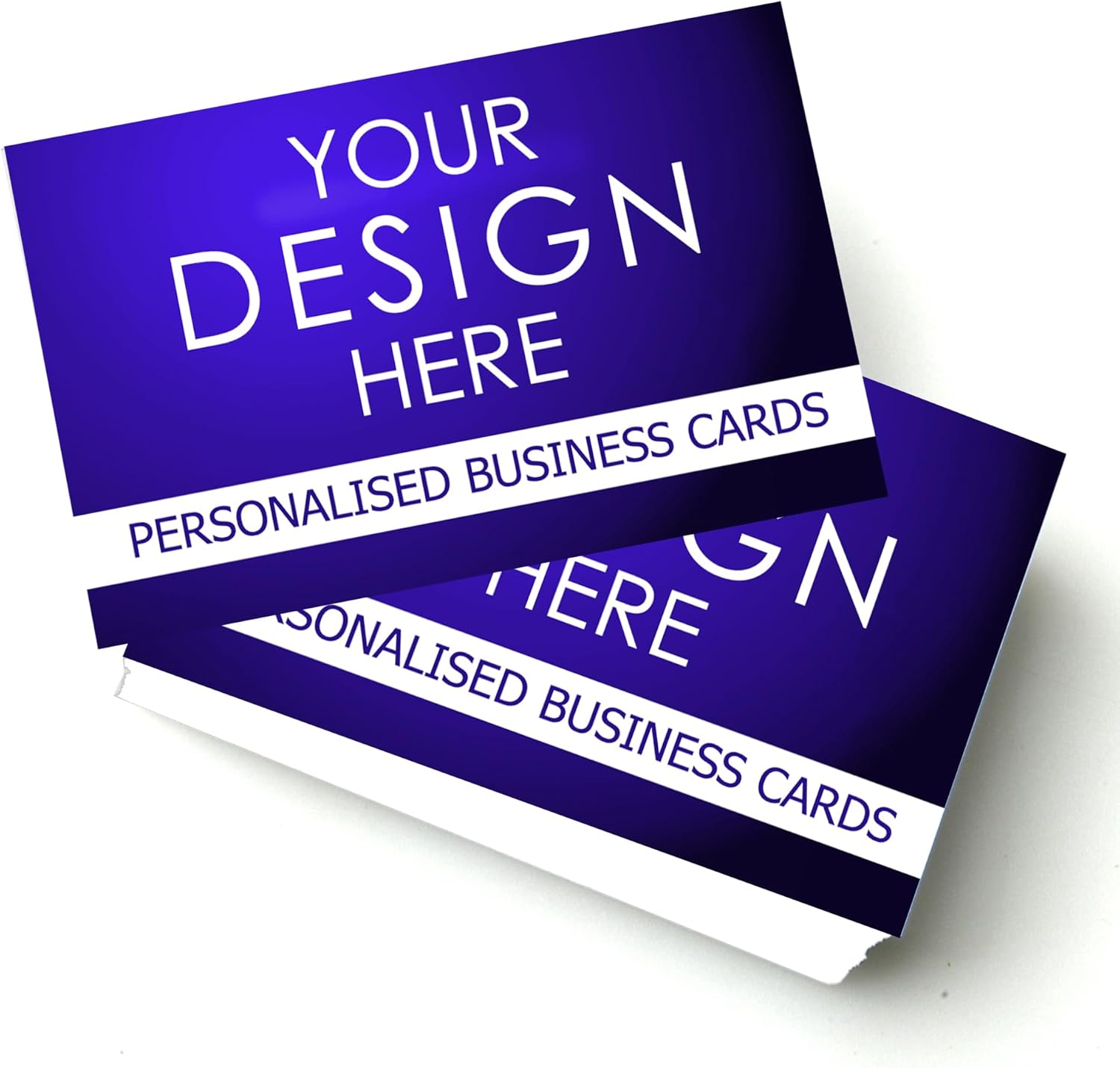 Personalised Business Cards Single Sided, Professional Digital Printing (350gsm Budget, 40)