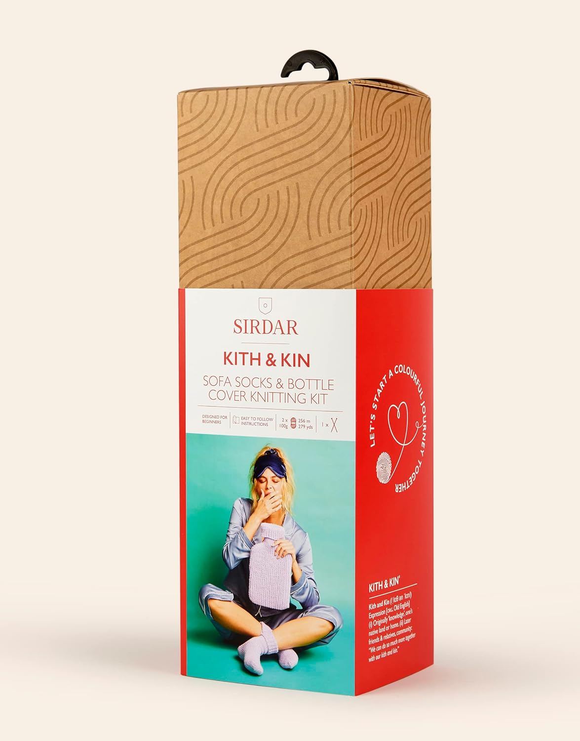 Sirdar Kith & Kin, Sofa Socks & Bottle Cover Knitting Kit