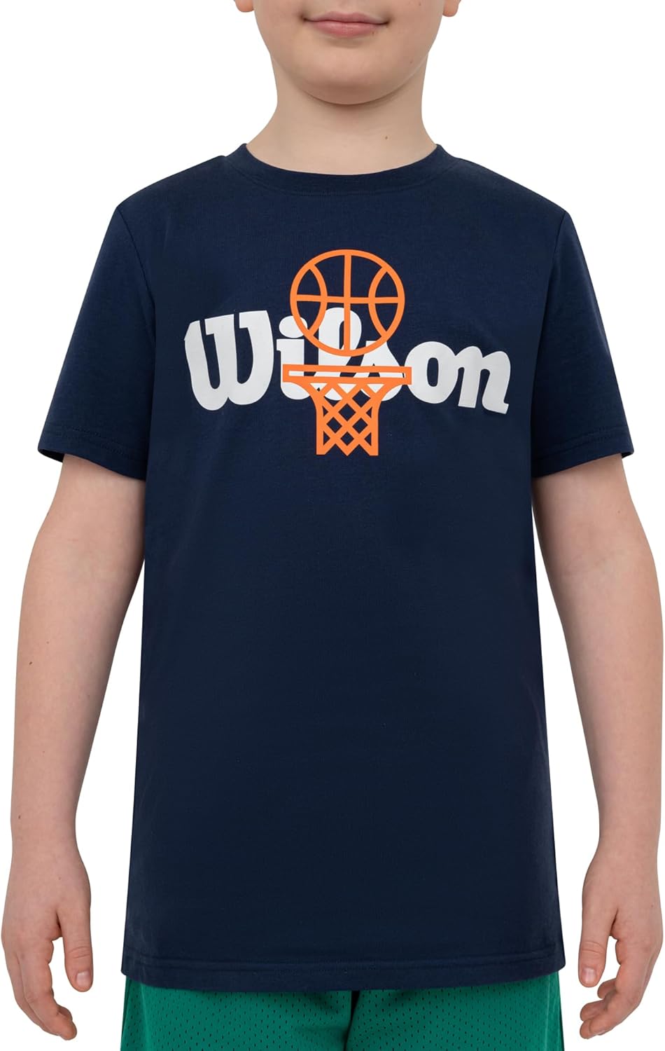 WILSON Boys Short Sleeve Tee Shirt Tops-Stylish Youth T-Shirts for Everyday Occasions - Ideal Shirts for Boys