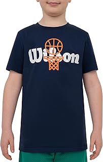 WILSON Boys Short Sleeve Tee Shirt Tops-Stylish Youth T-Shirts for Everyday Occasions - Ideal Shirts for Boys