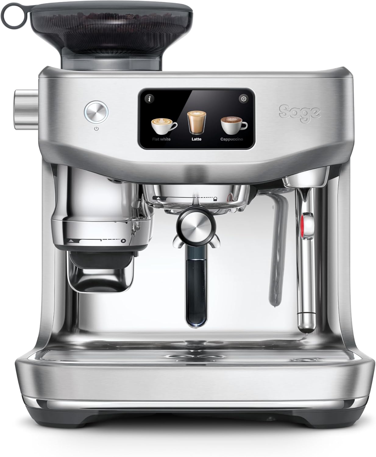 Sage - The Oracle Jet, Professional Coffee Machine with Manual and Automatic Milk Frother, Brushed Stainless Steel