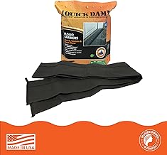 Quick Dam QD610-1 Water-Activated Flood Barrier-1 Pack, Black