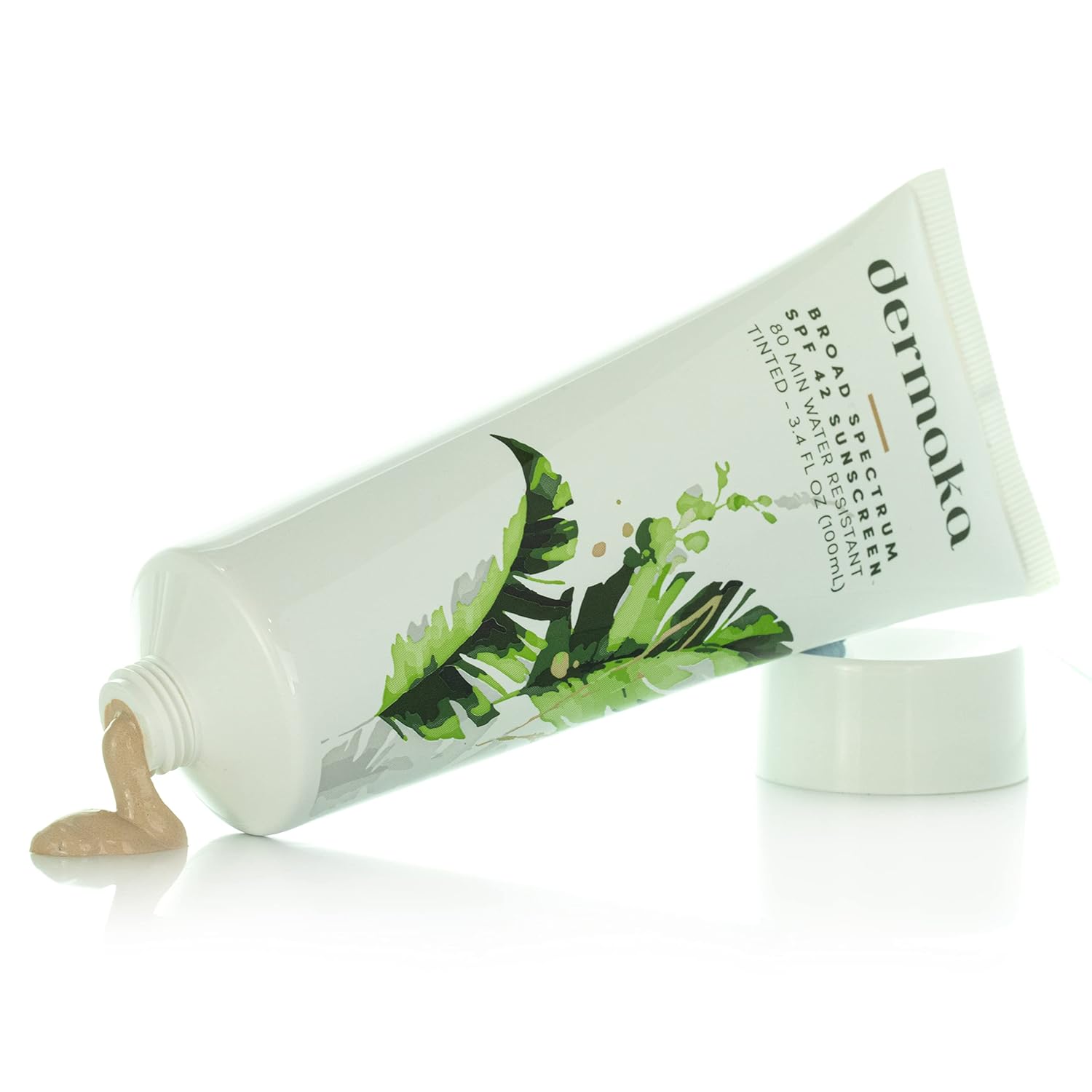 Mineral Tinted Sunscreen SPF 42 for Face – 3.4oz with Zinc Oxide & Titanium Dioxide – Water Resistant 80 Min – Moisturizes & Soothes – Beach Must Haves, Travel Essentials, Party Favor