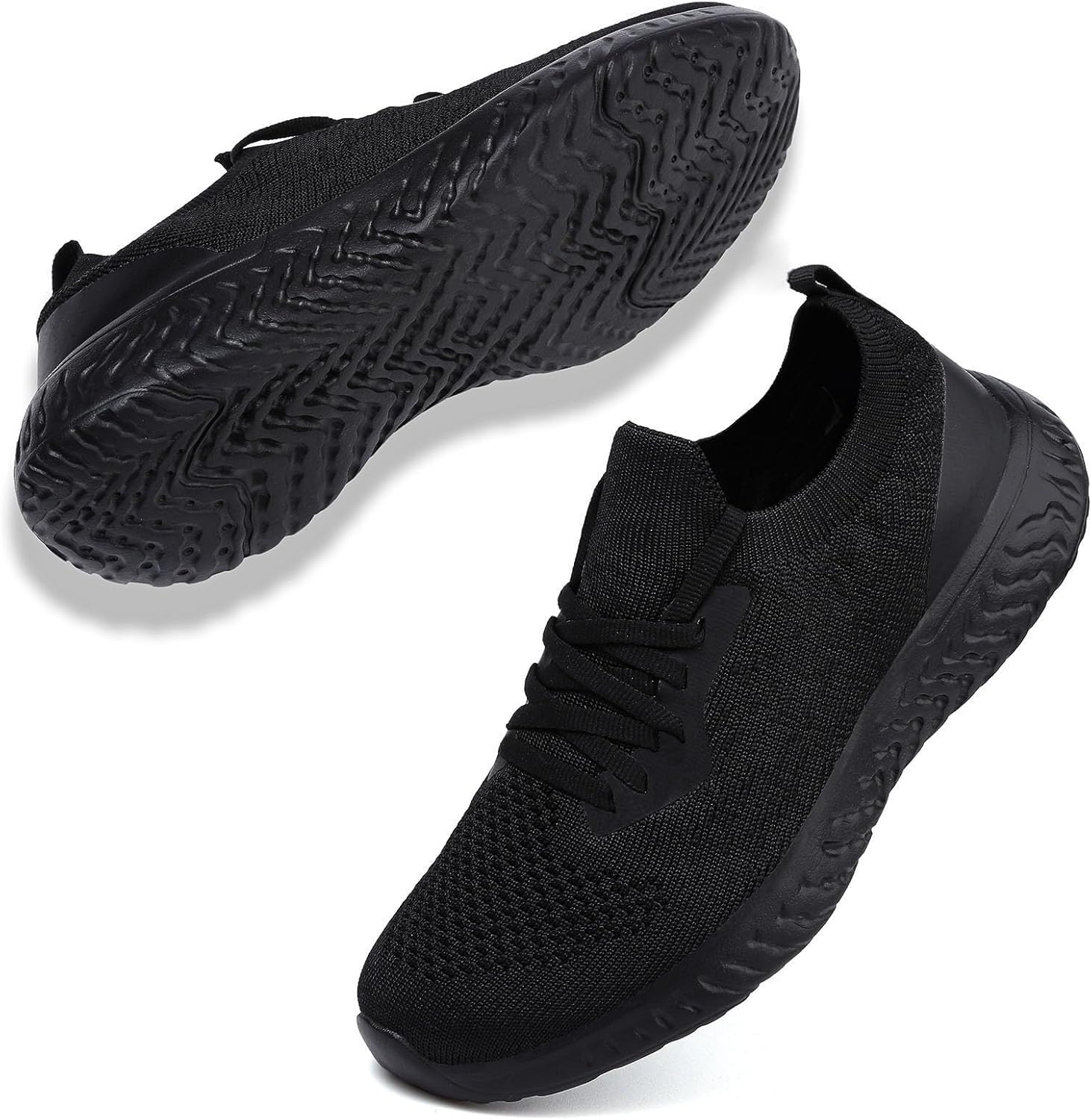 Womens Trainers Running Walking Shoes Tennis Sport Sneakers Ladies Ligthweight Gym Athletic Fitness Jogging Mesh Slip On Shoes Casual Fashion Comfortable Outdoor Flat Shoes