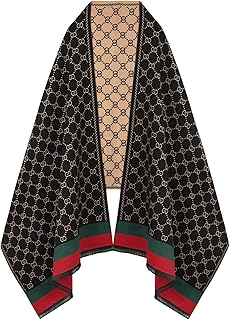 EXTREE Scarfs for Women Pashmina Silky Shawl Wrap for Evening Dressing Blanket Open Front Poncho Cape