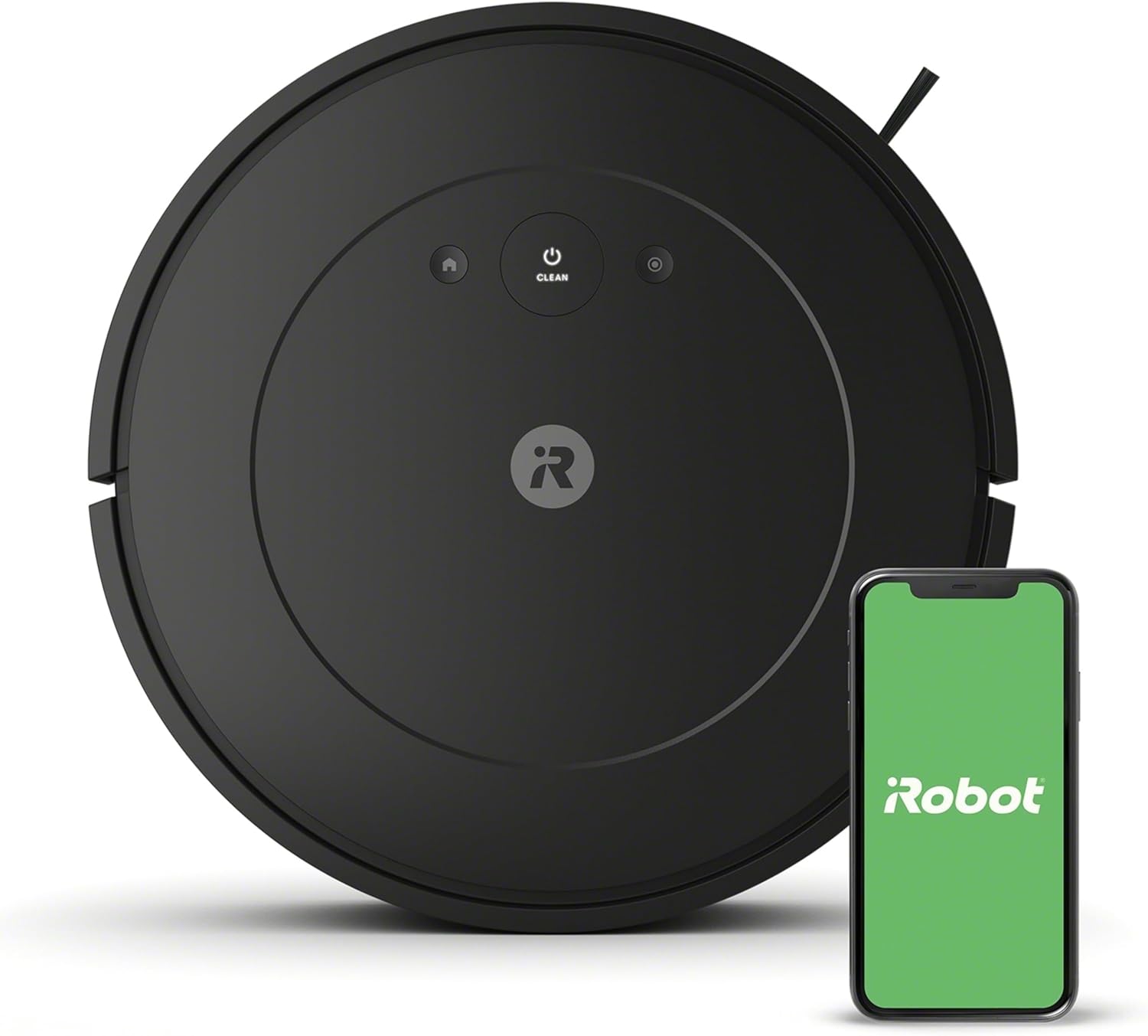 iRobot Roomba Vac Robot Vacuum (Q011) - Power-Lifting Suction, Quieter Cleaning Mode, Multi-Surface Cleaning, Cleans in Neat Rows, Easy to use, Self-Charging, Works with Alexa