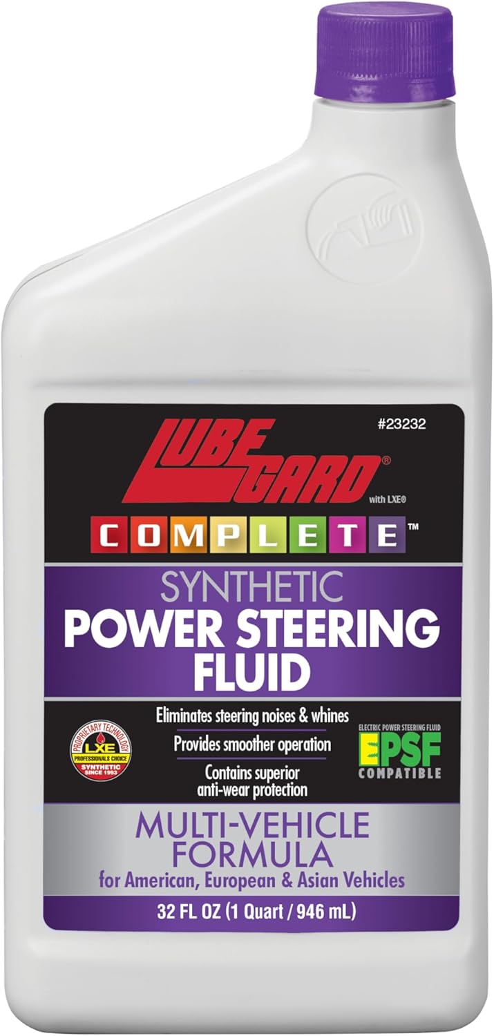 Lubegard 23232 Complete Synthetic Power Steering Fluid, 32 fl. oz.