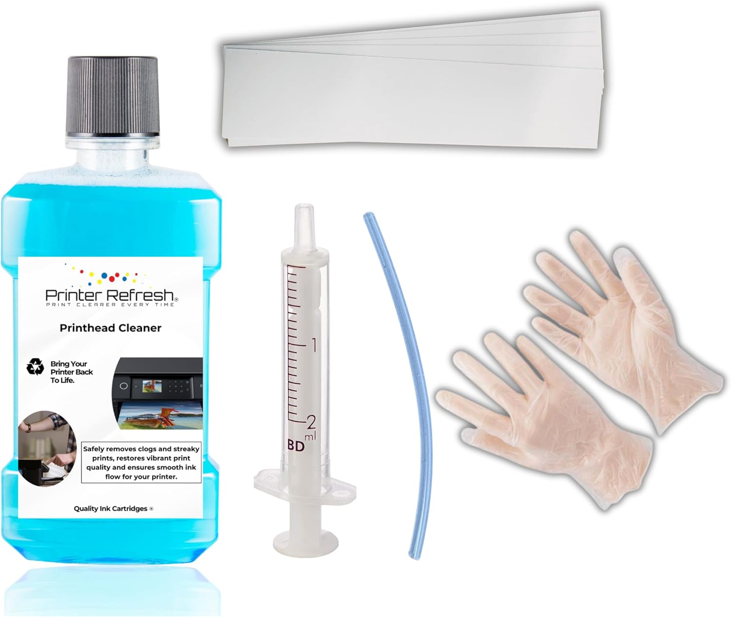 Printer Refresh Ltd - Blocked Printhead Cleaner And Unblocker Kit - Blocked Printer Nozzle Cleaning - Compatible With Epson Printers