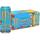 Monster Energy Juice Monster Mango Loco, Energy + Juice, Energy Drink, 16 Ounce (Pack of 15)