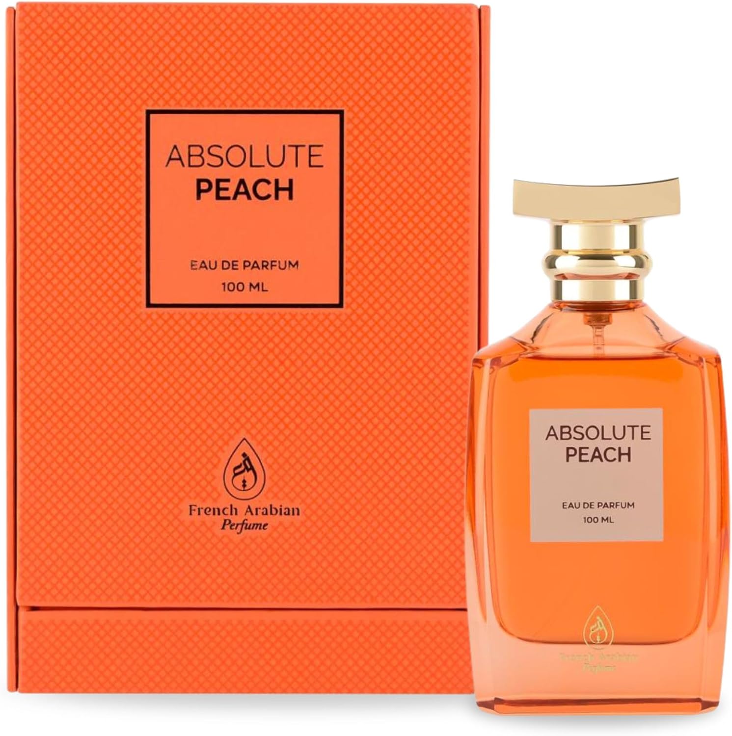 Absolute Peach Perfume 100ml EDP - Unisex Fragrance with Bitter Peach Scent - Exotic Juicy Vanilla Perfume -Tonka Sandalwood- Perfect for Peach Lovers