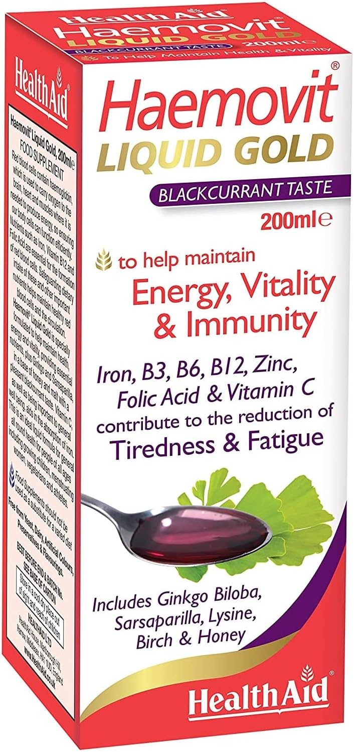 HealthAid Haemovit Gold Tonic Liquid 200ml