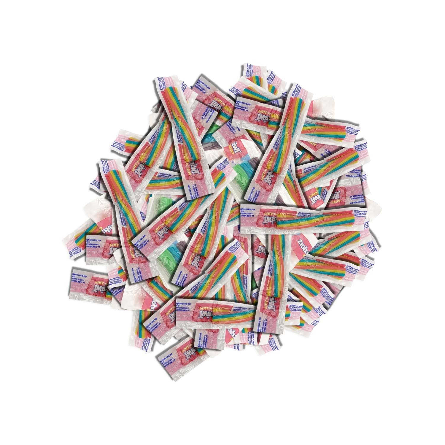 Twizller Pull n Peel Twists - Strawberry Blast Flavor - 1 lbs Individually Wrapped Chewy Candy - Delicious Licorice Style Peelable Candy for Easter, St. Patrick’s Day, Gender Reveal & Birthday Party