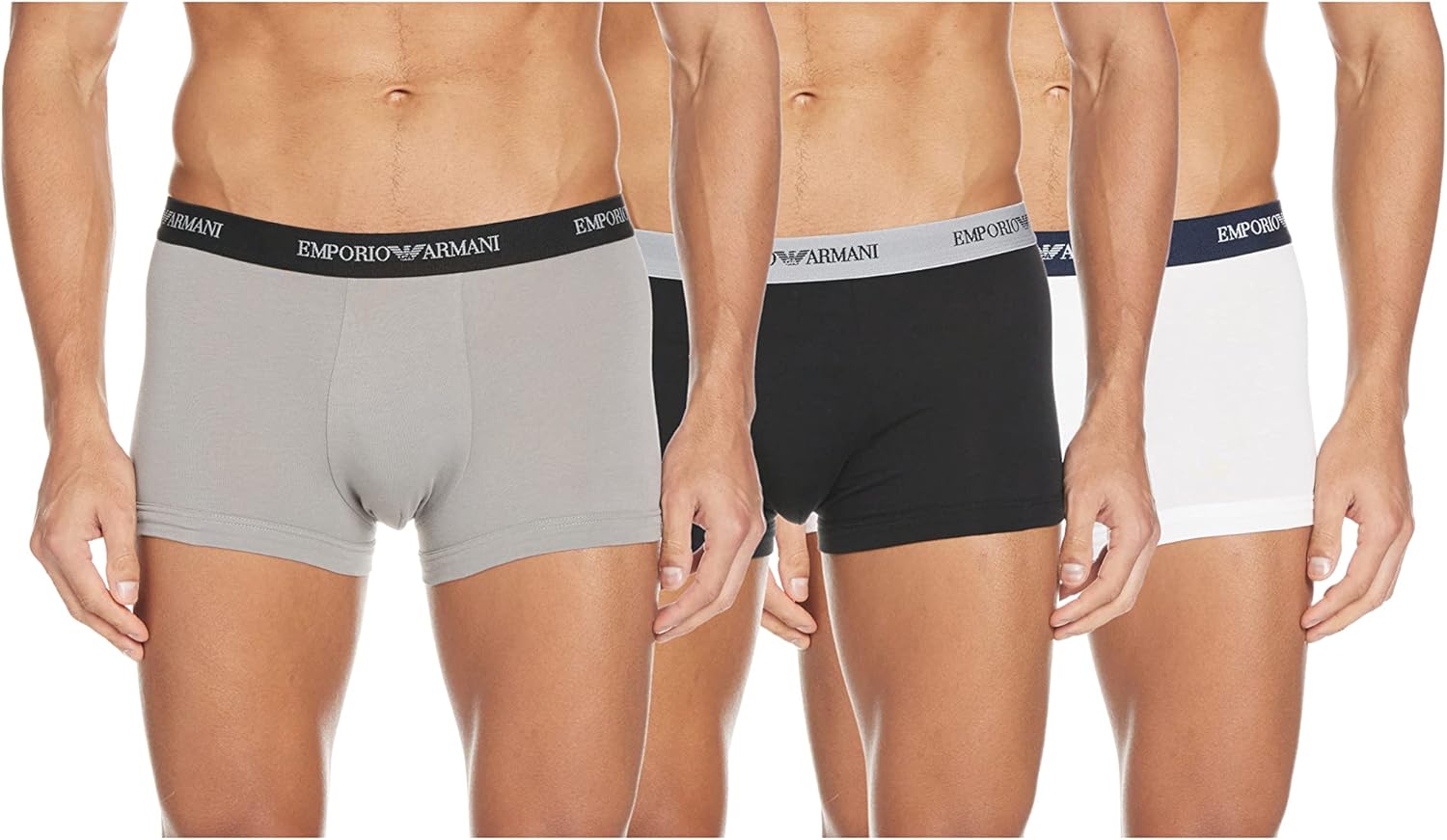 Emporio Armani Men's Essential Core Logoband 2-pack Brief Slip (pack of 2)