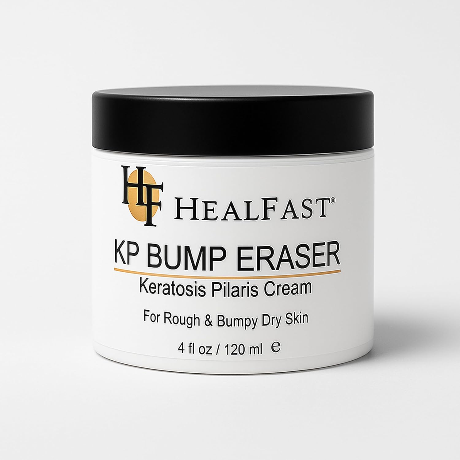 HealFast KP Bump Eraser Cream 4 Oz – Soften, Nourish Rough and Bumpy Skin with 2% BHA – Keratosis Pilaris - For All Types – No Scrubbing Required – Fragrance and Paraben Free