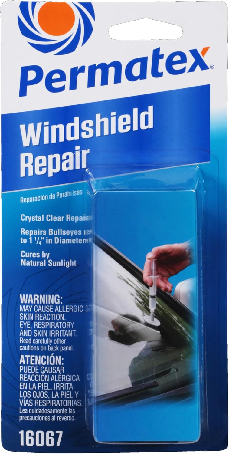 S/S Permatex® - Bullseye Windscreen Repair Kit - Repairs up to 1 1/4" #16067