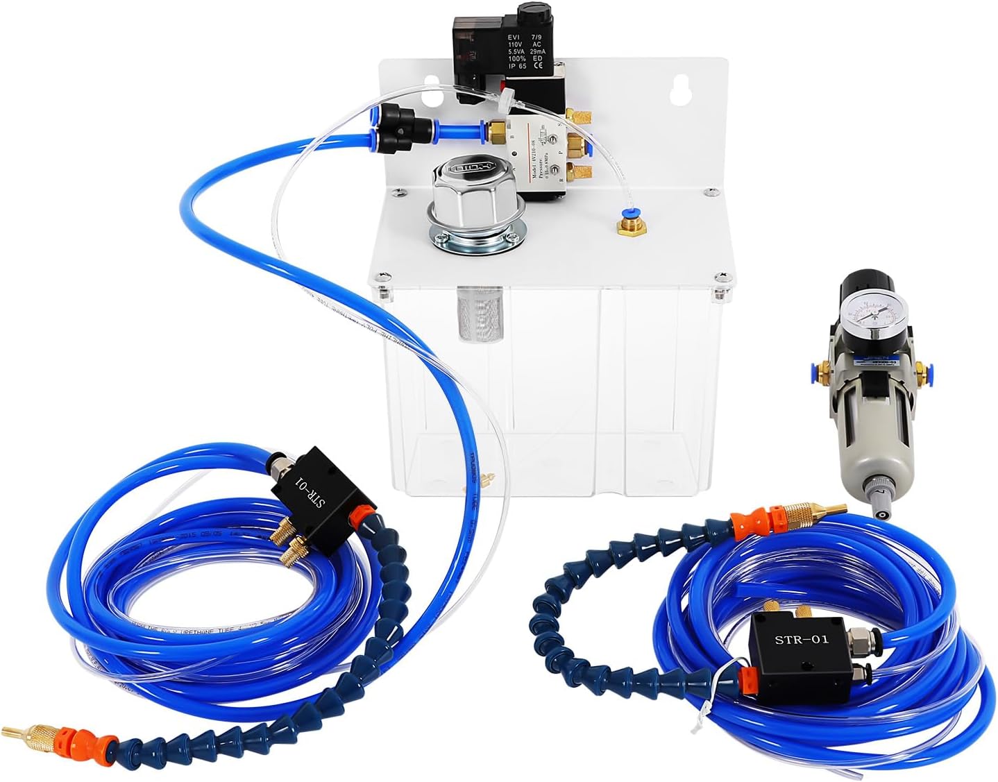 Cutting Cooling Spray Pump, Mist Coolant Spray Pump Kit for CNC lathe Milling Drilling Machine