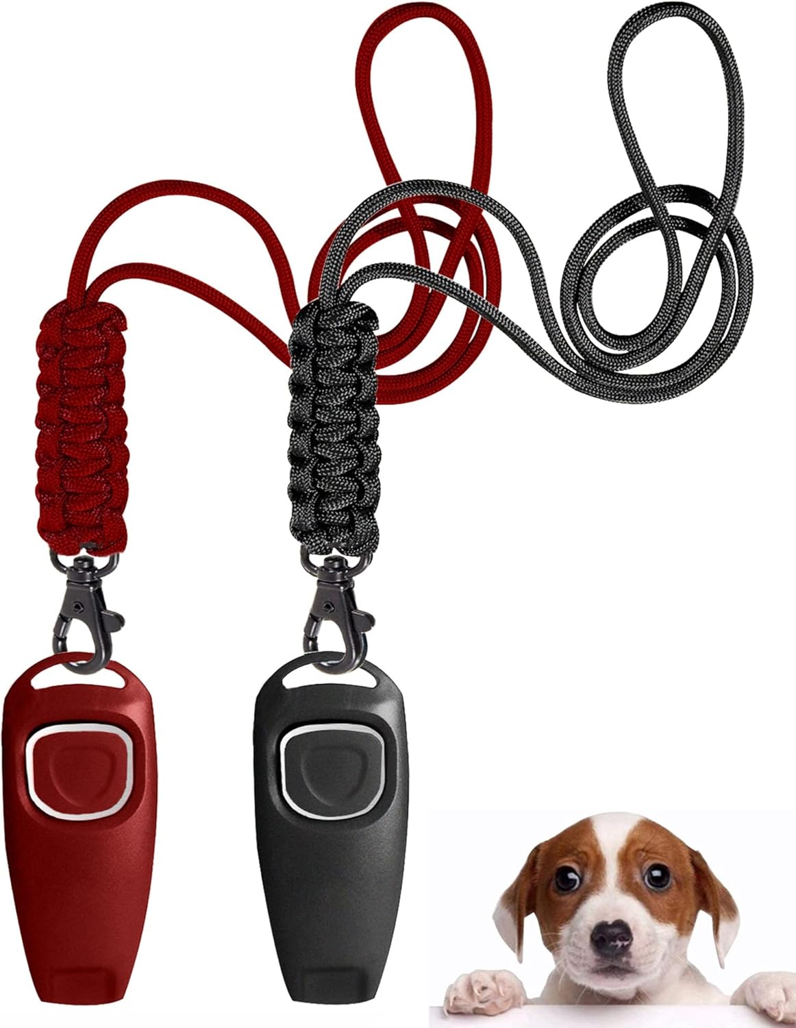 TODREMOU Dog Whistle Recall Training 2 Pack-Professional High Pitch-Can Be Heard By Human Ears