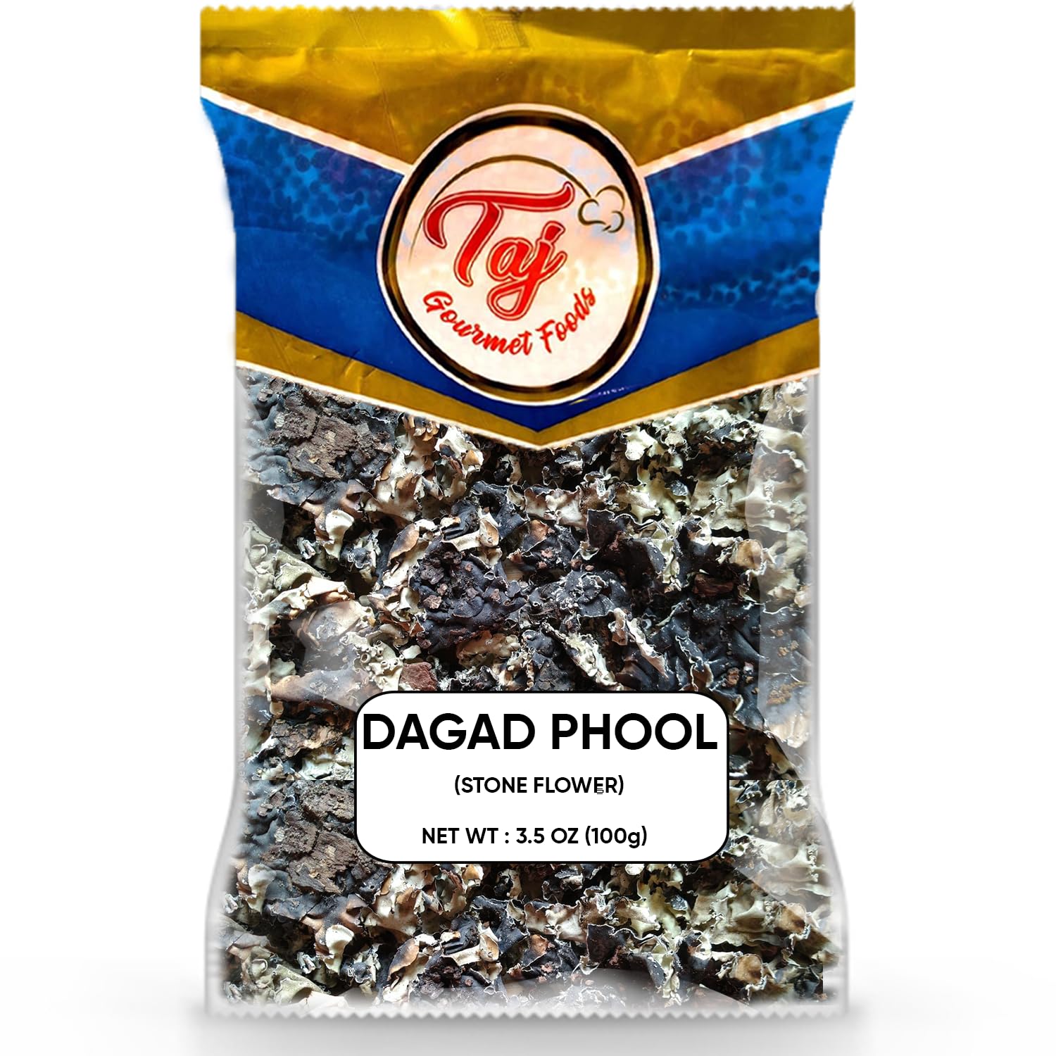 TAJ Premium Indian Dagad Phool, Stone Flower, 3.5-Ounce (3.5oz)