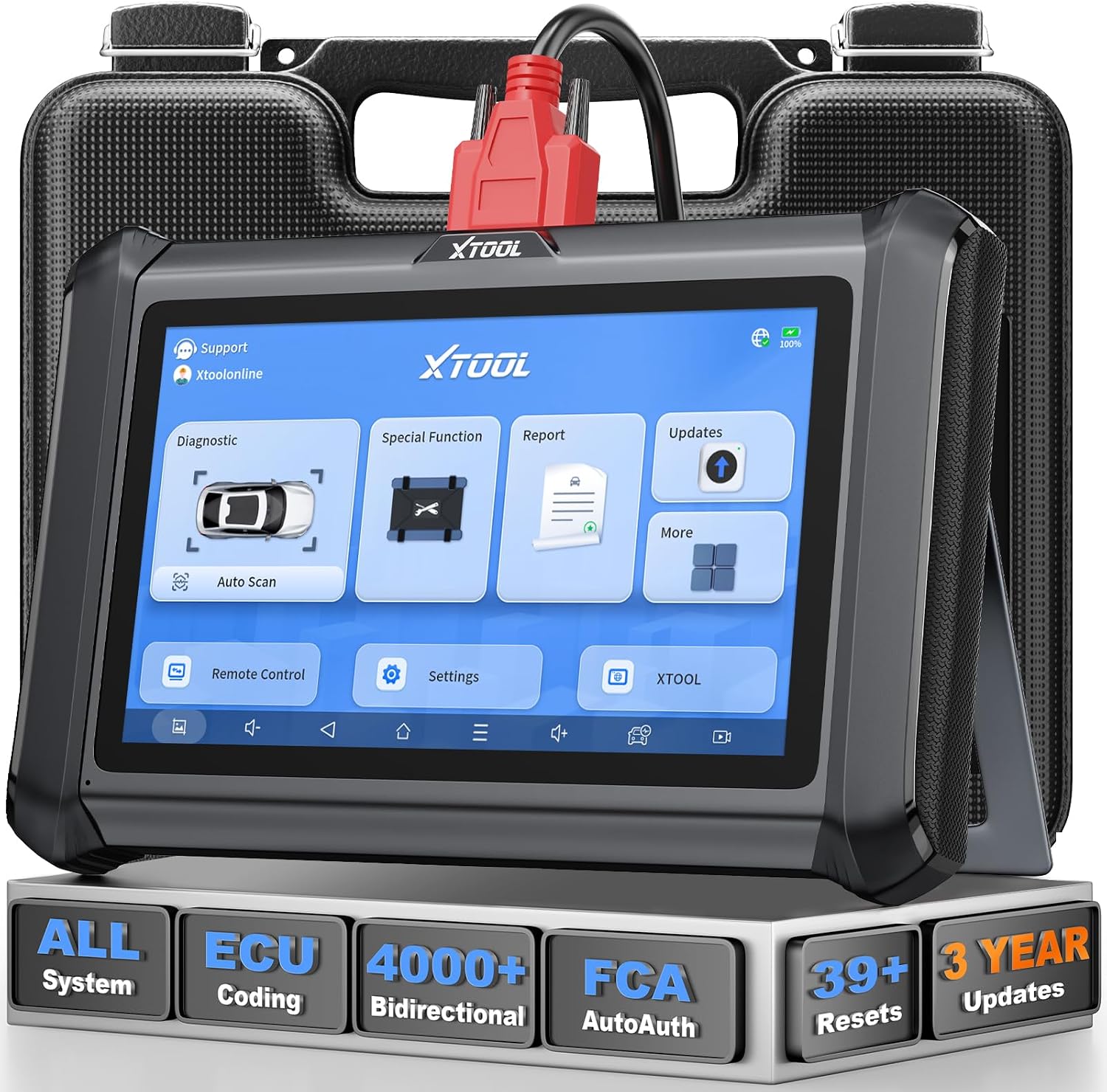 XTOOL D7S Bidirectional Scan Tool OBD2 Scanner Diagnostic Tool ECU Coding