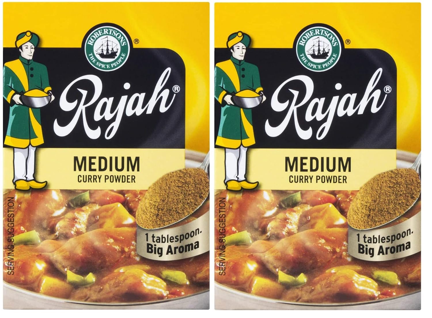 Robertsons Rajah Curry Powder 100g (Medium, 3.53 Ounce (Pack of 2))