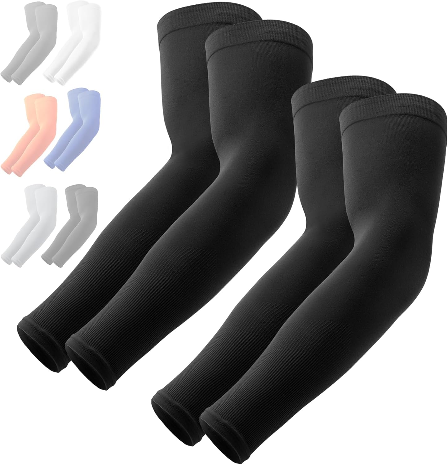 OutdoorEssentials UV Sun Protection Arm Sleeves - Cooling Compression Arm Sleeve - Sports & UV Arm Sleeves for Men & Women