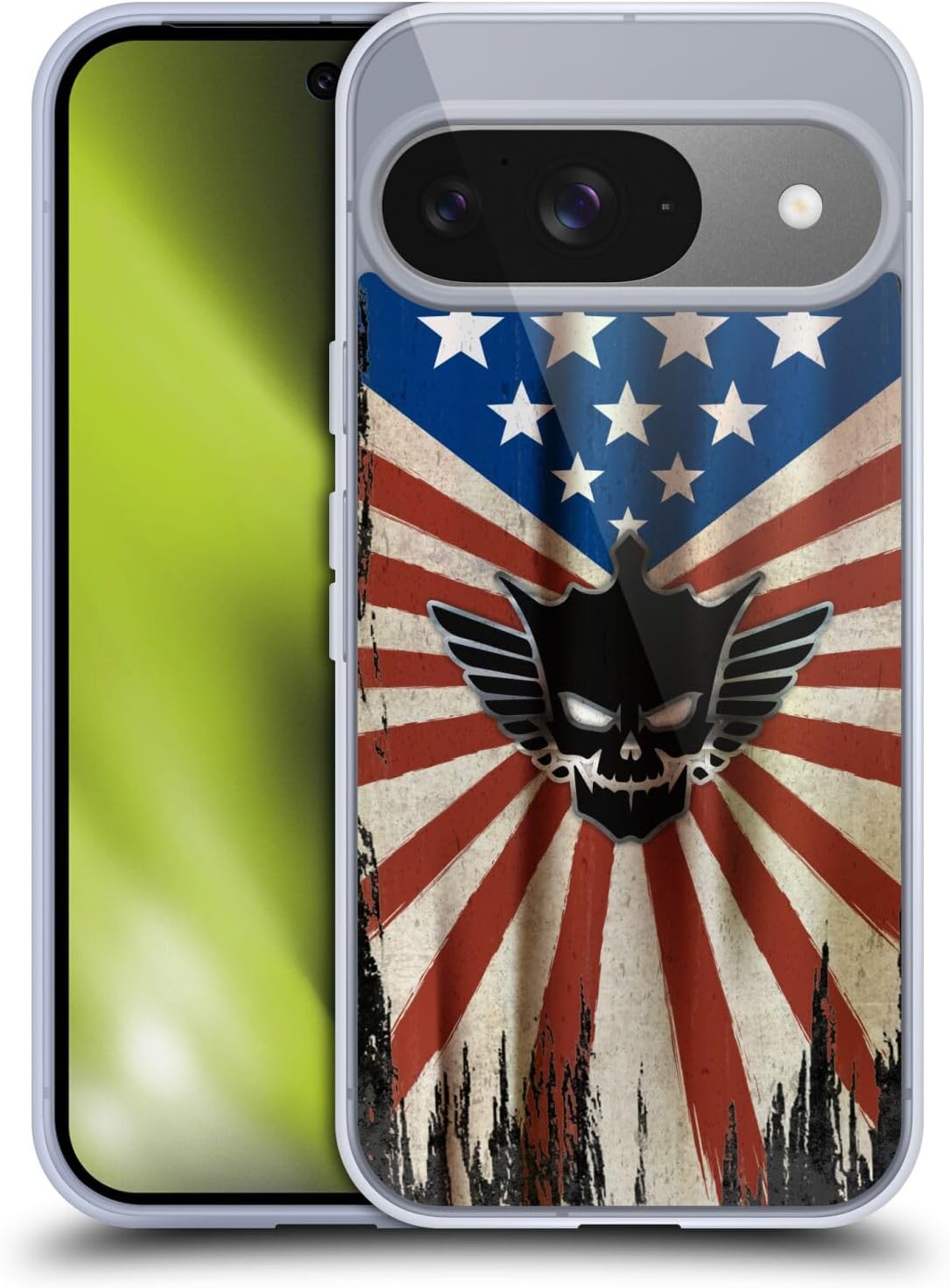 Head Case Designs Officially Licensed WWE Distressed Flag Cody Rhodes Gel Case [Military Grade Protection] Compatible With Google Pixel 9 / Pixel 9 Pro