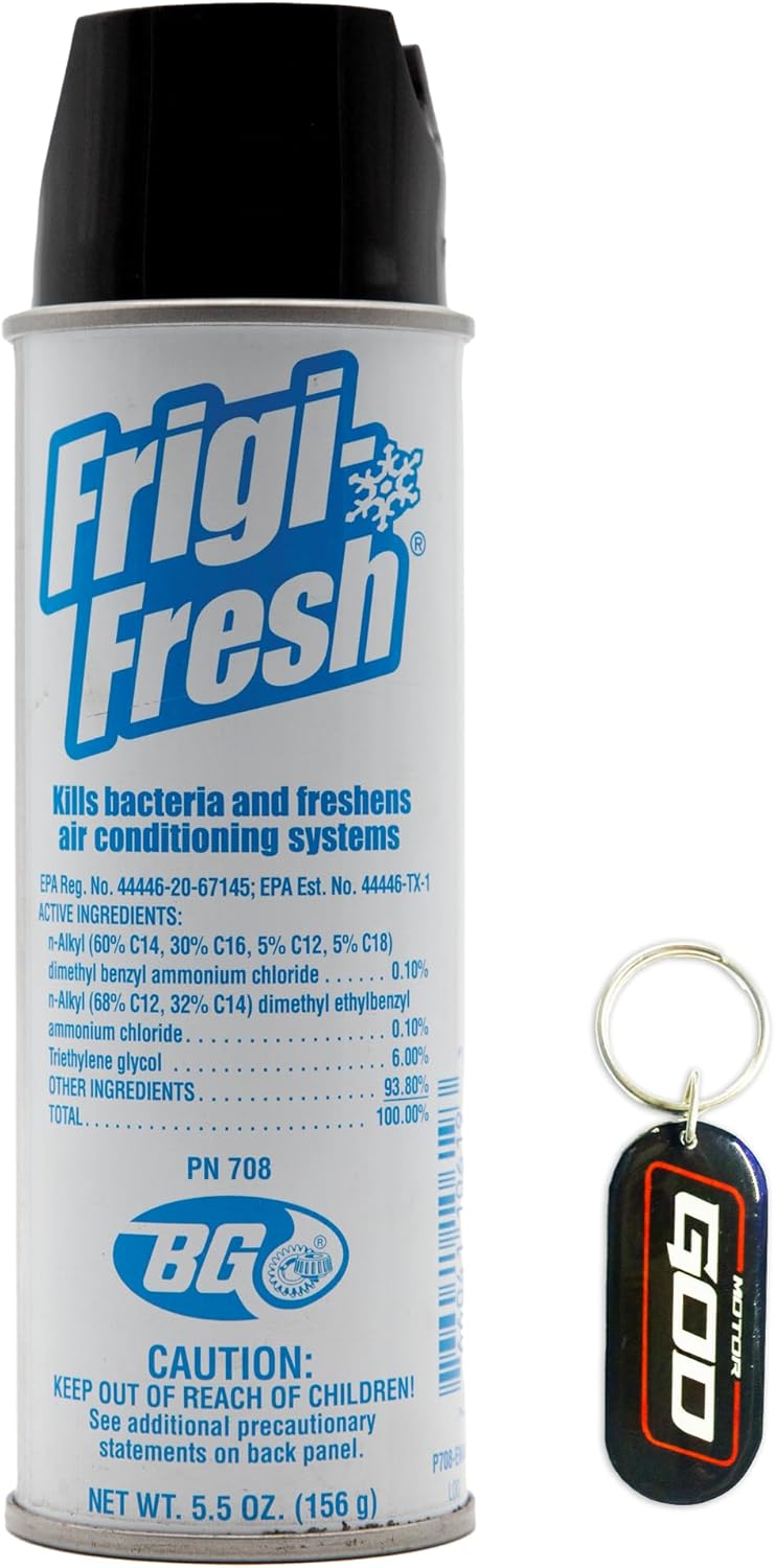 BG Frigi-Fresh 5.5 oz. (156g) (Pack of 1) With Motor God Key Chain