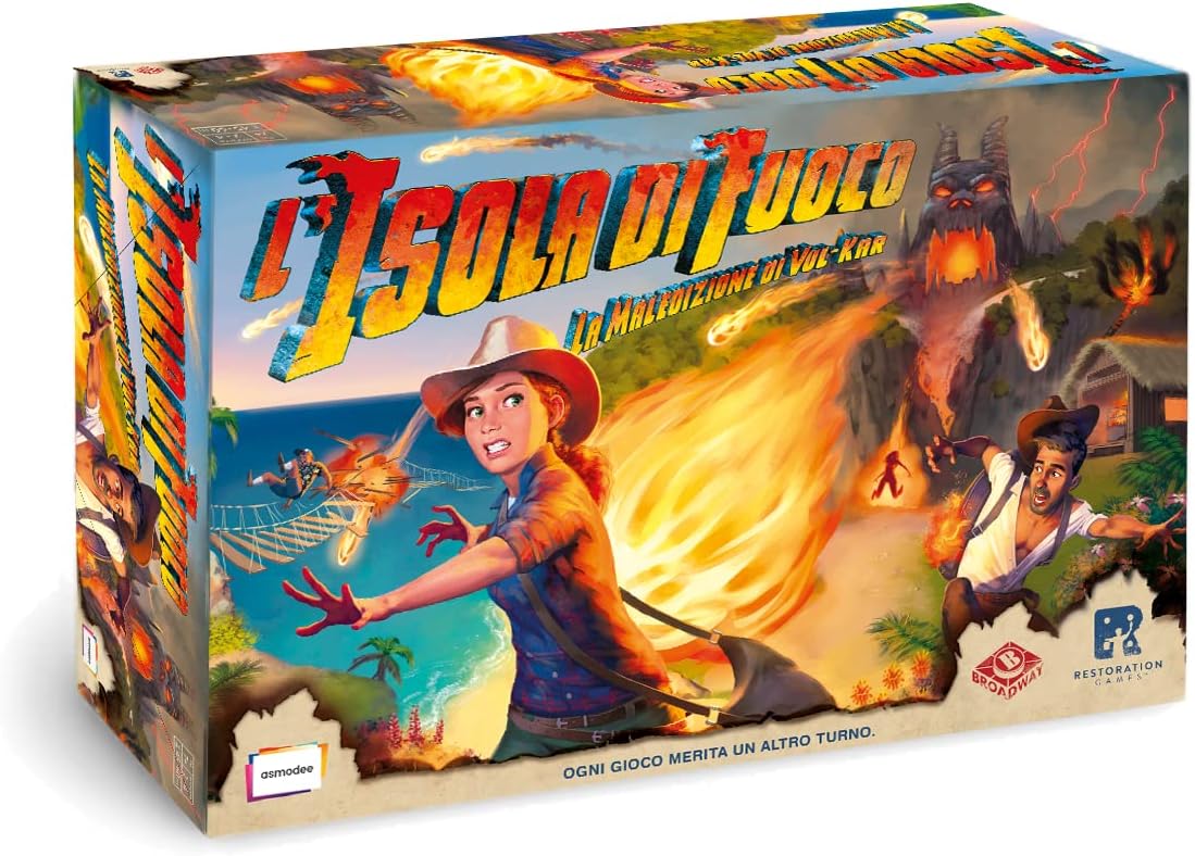 Asmodee The Island of Fire The Curse of Vul-Kar - Italian