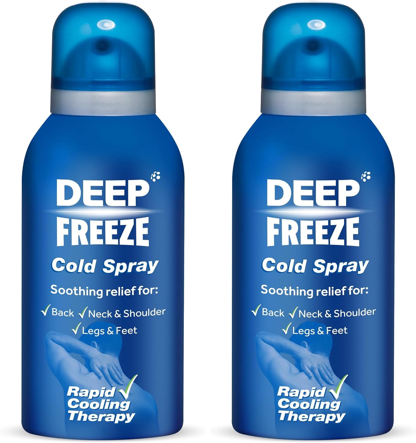 Deep Freeze Cold Spray, Fast Acting, Targeted Cooling, 150ml (Pack of 2)
