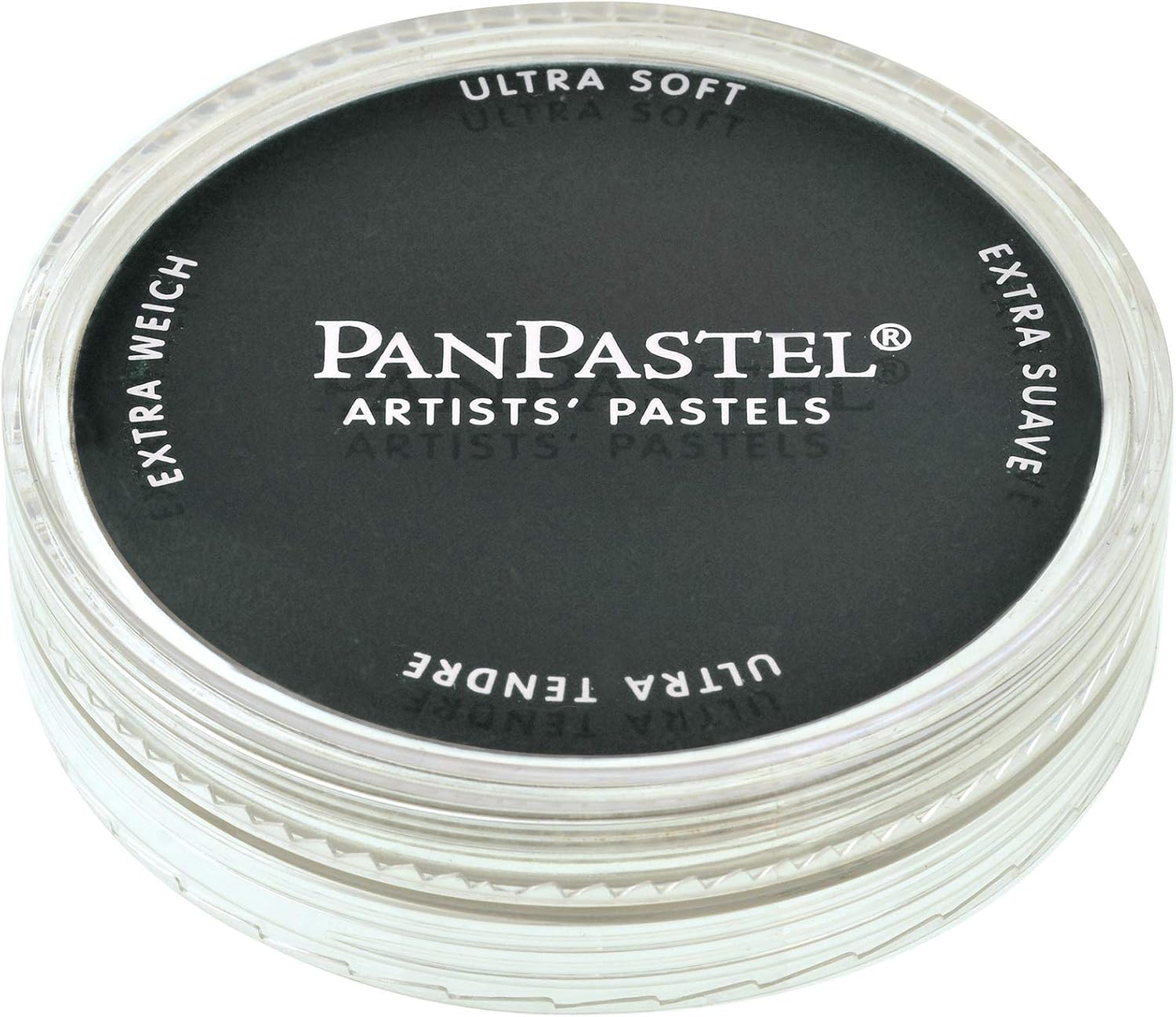 PanPastel Artist Pastels by GOLDEN, Black, 2.44” / 62mm Pan Diameter, Professional Artist Pastels, Unique Pan Format (cake-like)