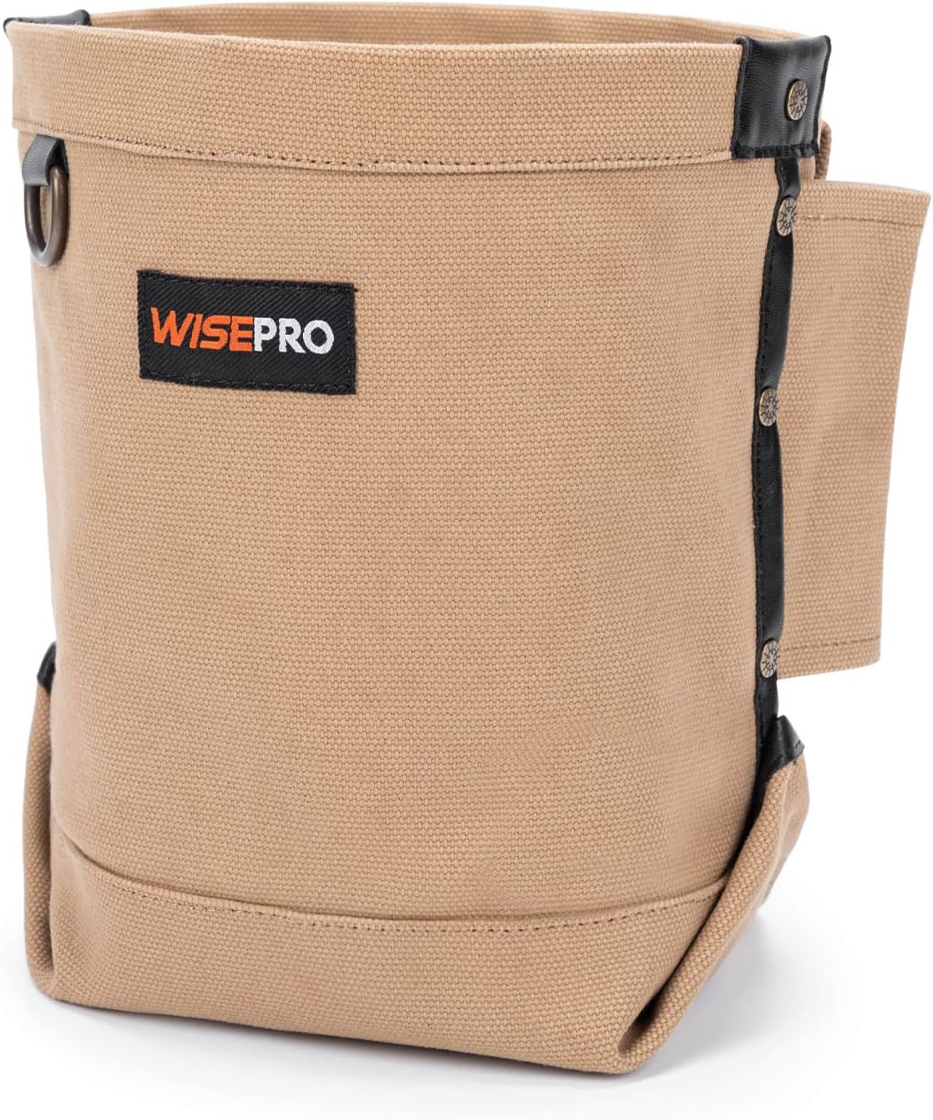 Belt Tool bag for Bull-pin,Screws and Bolts Tool Pouch, Flame Resistant Heavy Duty Canvas Storage Tools Bag with Bull Pin Loops and Belt Straps,5 * 6 * 9Inch
