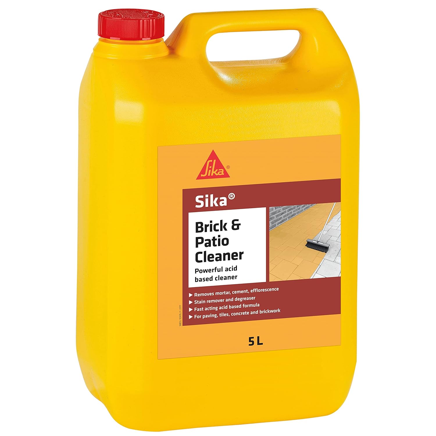 SIKA Brick & Patio Cleaner 5Lt, Clear