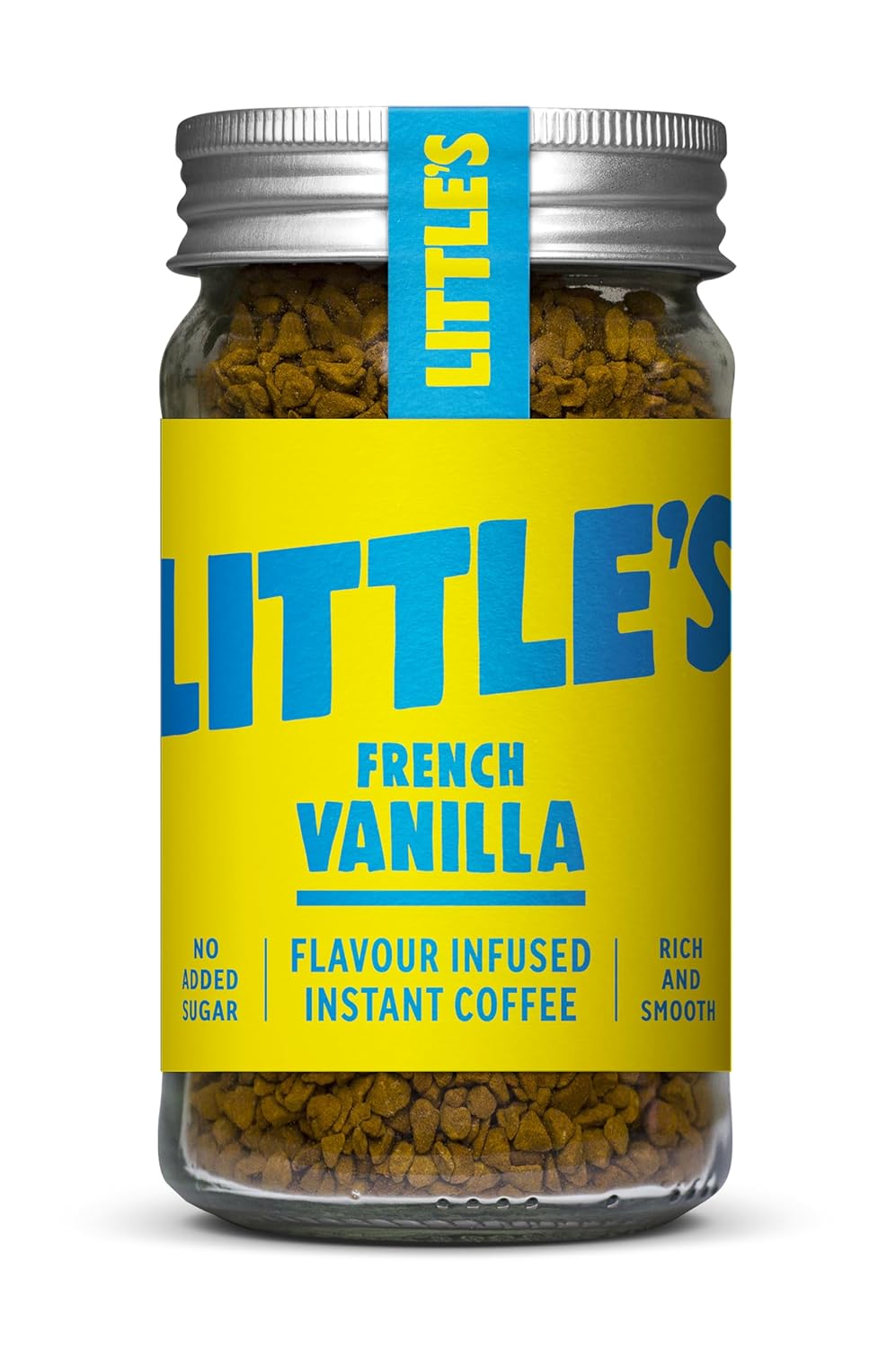 Little’s French Vanilla Instant Coffee – No Added Sugar, Freeze-Dried Coffee Instant Flavored Coffee (1.76 Ounce, French Vanilla) 14 Servings Per Jar