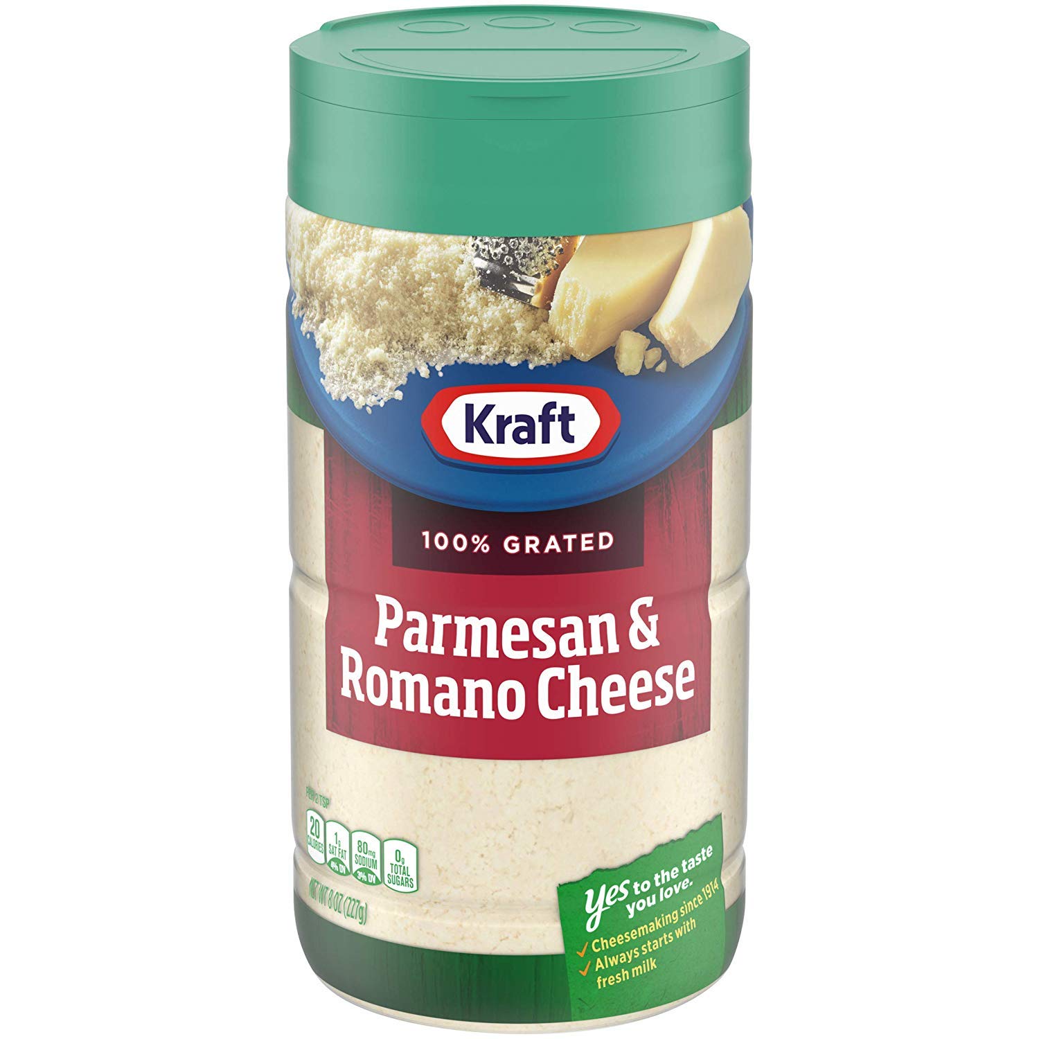 Kraft Grated Parmesan & Romano Cheese, 8 Oz