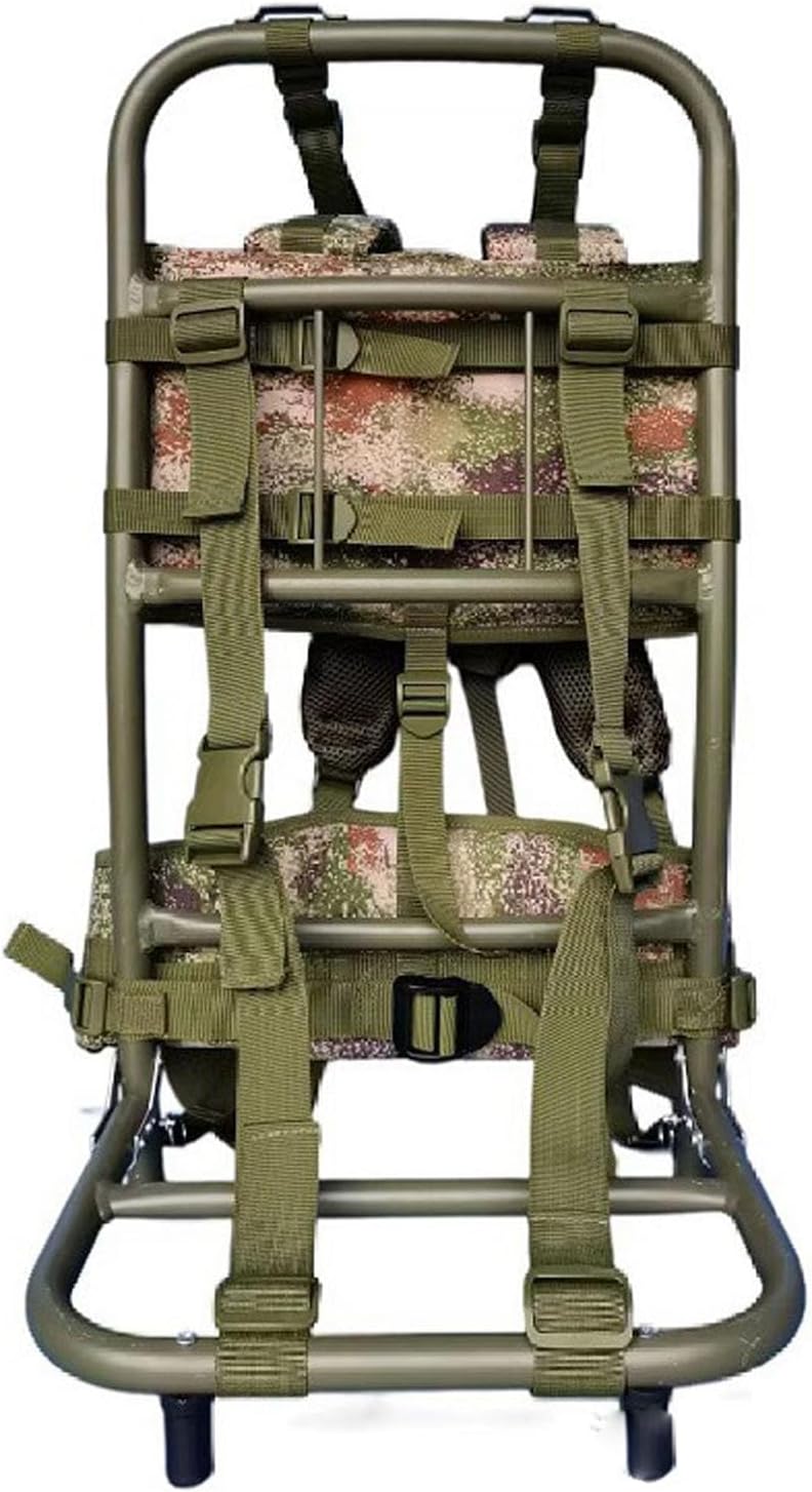 CAULO Aluminum Frame Backpack/hunting Backpack with Frame,outdoor Rescue Backpack Outer Frame,Bearing Weight 60kg (Camouflage)