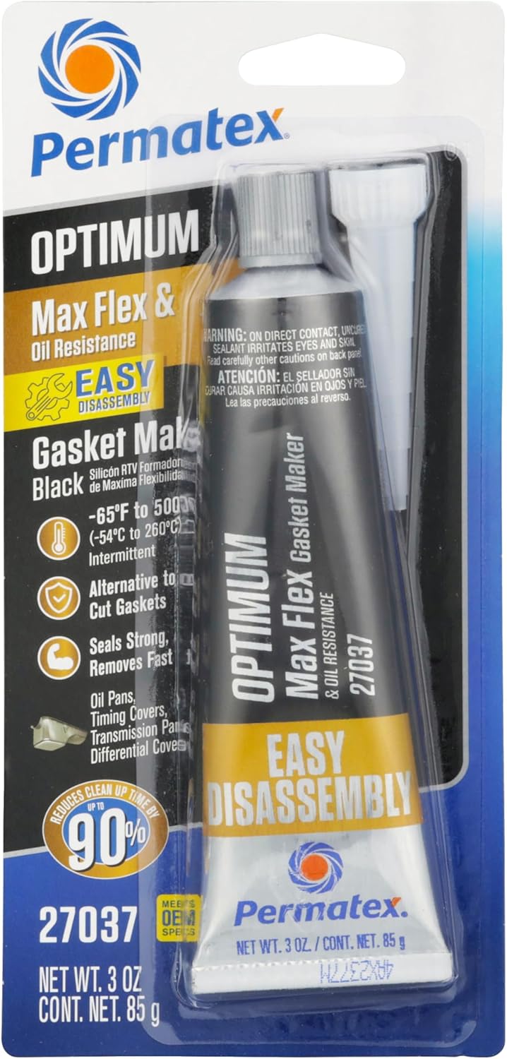 Permatex 27037 Optimum Black Gasket Maker 3.35 oz, 1 Pack