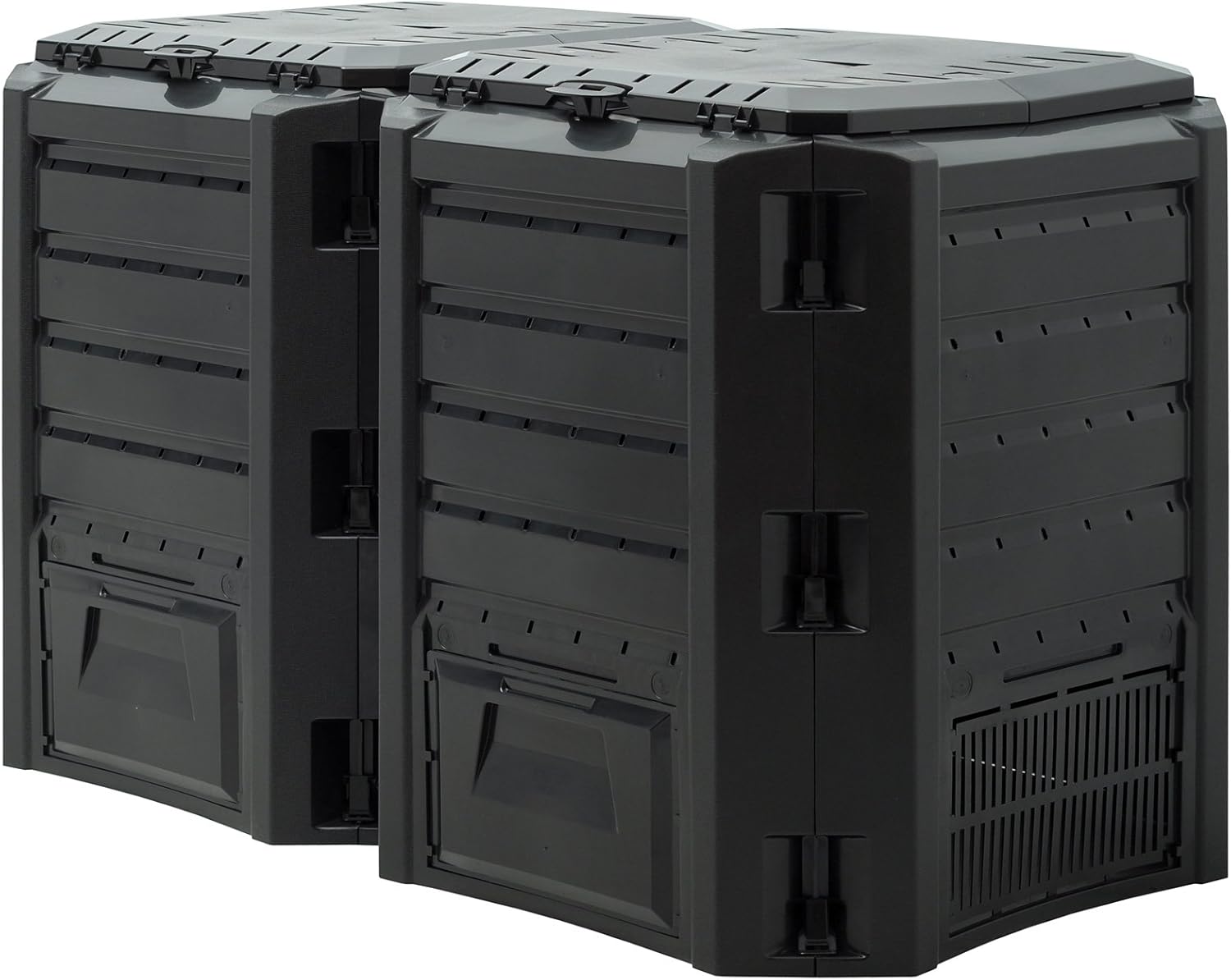 DEUBA® 800 Litre Garden Composter Bin | Composting Waste Box | Recycling | Dog Waste | Food Caddy | Worm Farm | Outdoor Compost Eco Storage Bins | Large