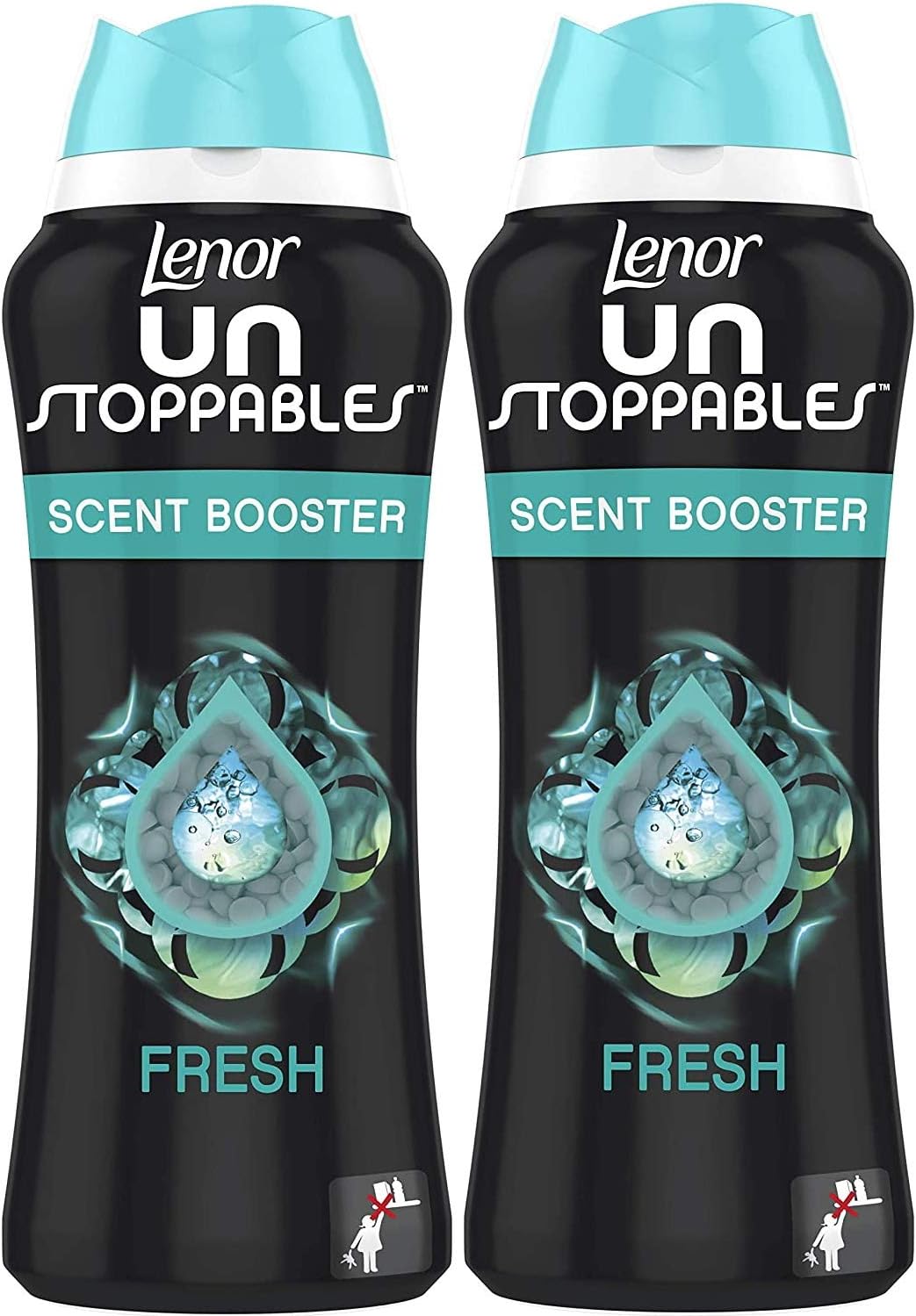 Lenor Unstoppables in-Wash Laundry Scent Booster Beads Fresh Scent, 42 Washes (570 gm) 2 Pack