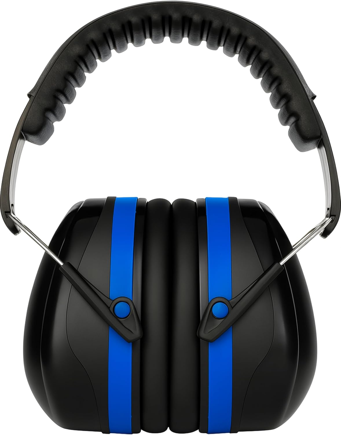 G & F Products 34dB Highest NRR Safety Ear Muffs - Professional Ear Defenders for Shooting, Adjustable Headband Ear Protection/Shooting Hearing Protector Earmuffs Fits Adults to Kids (Blue)
