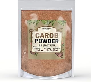 Unpretentious Carob Powder, Baked Goods, Milkshakes, Smoothies (16 Ounce)