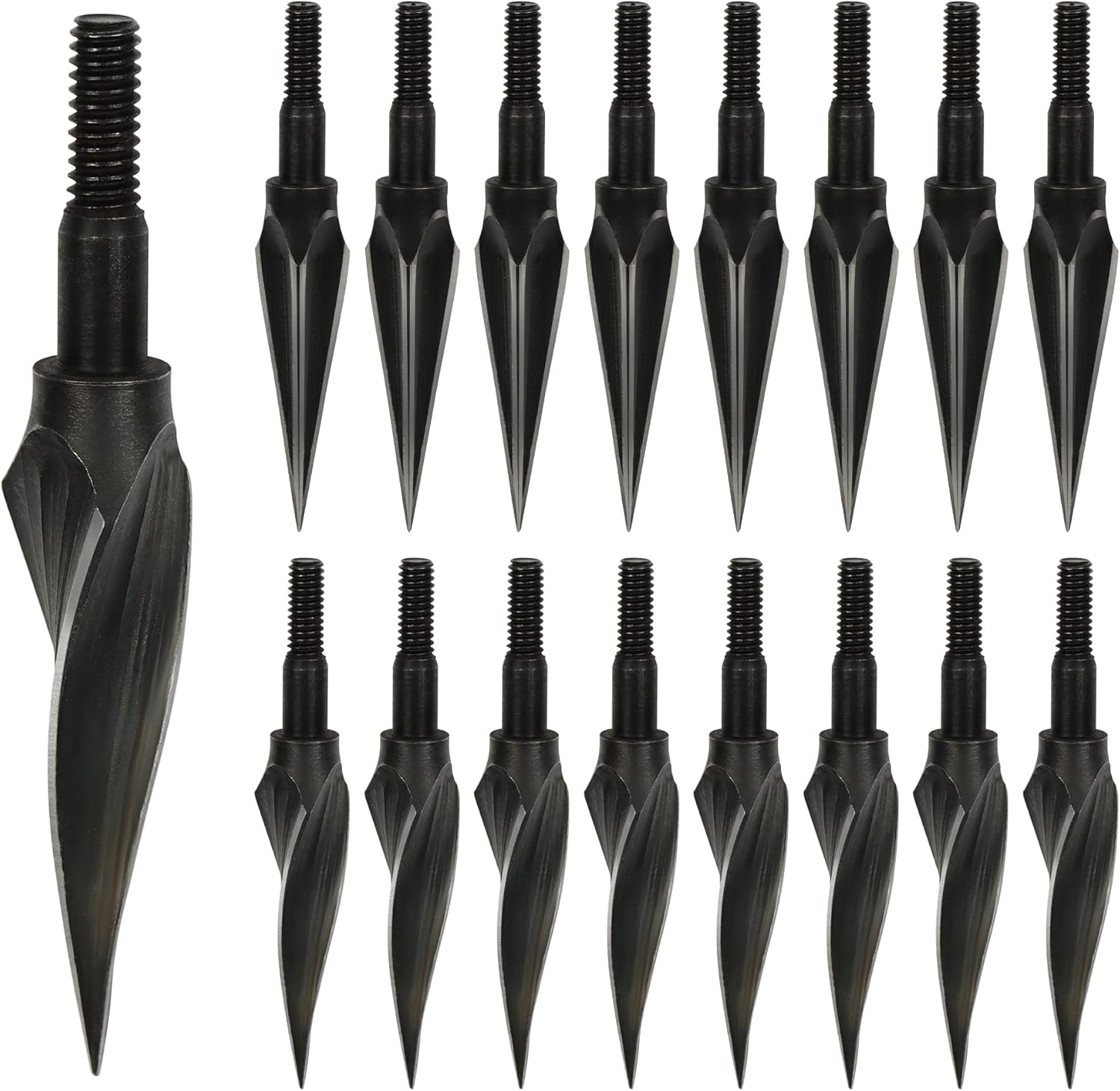125 Grain 16Pcs Broadheads Hunting Arrow Heads Archery Metal Tips for Recurve Bow Compound Bow