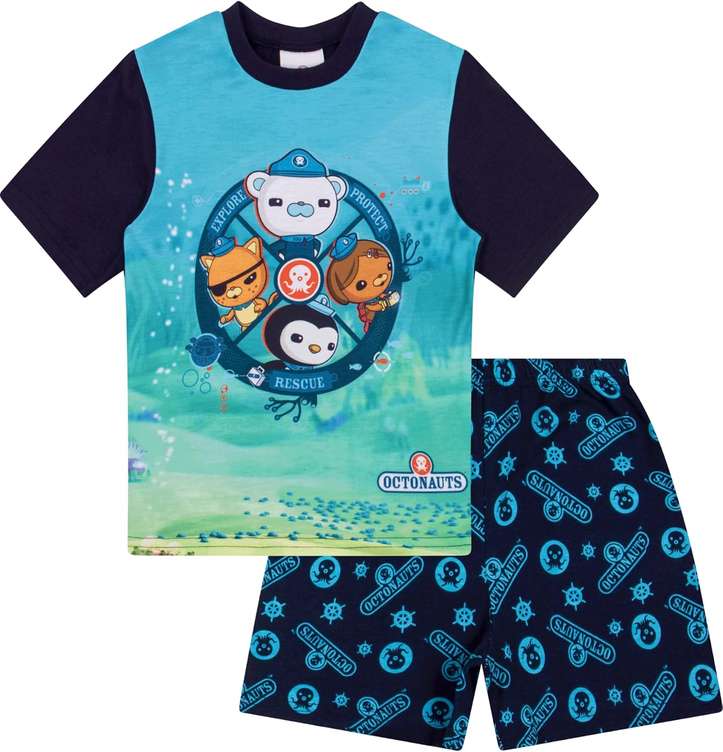 Octonauts Boys Explore Protect Short Pyjama Set