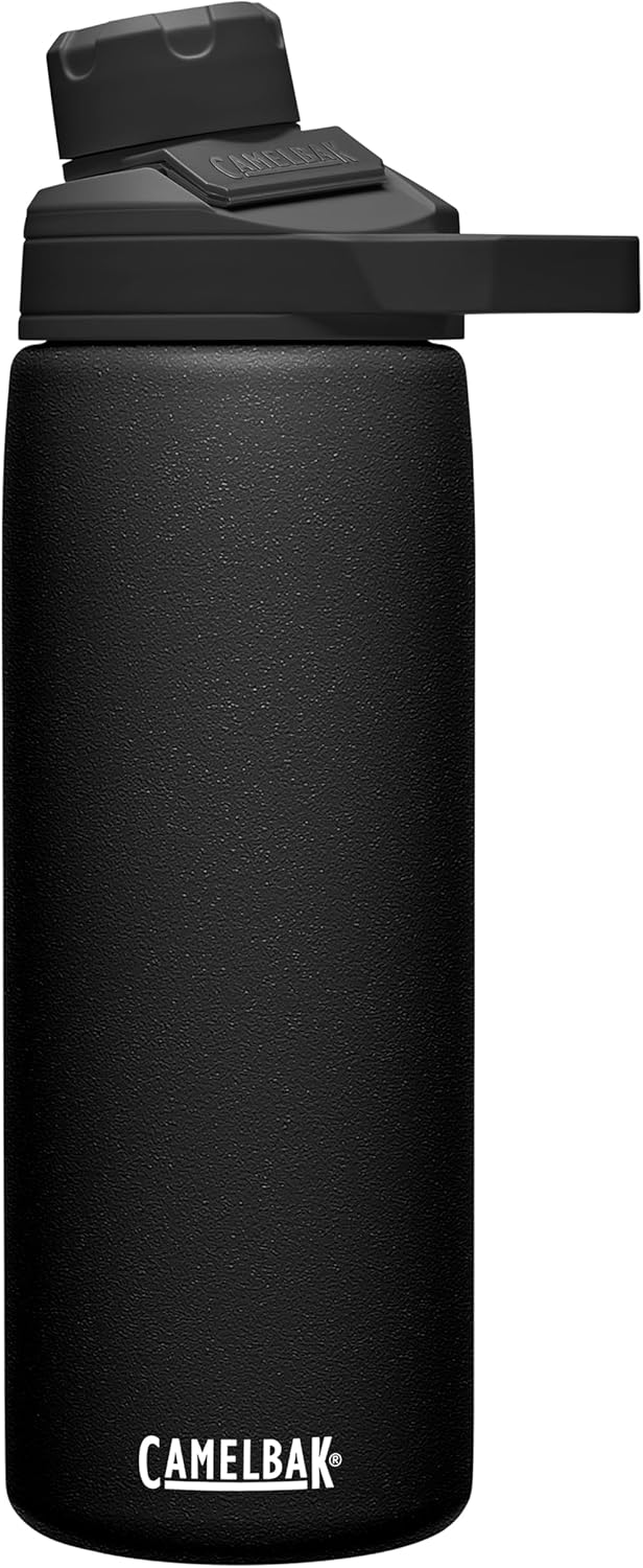 CamelBak Chute Mag 20oz Vacuum Insulated Stainless Steel Water Bottle, Black
