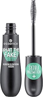 essence | What the Fake! Volumizing & Lengthening Fiber Mascara | Paraben Free | Cruelty Free (Pack of 1)