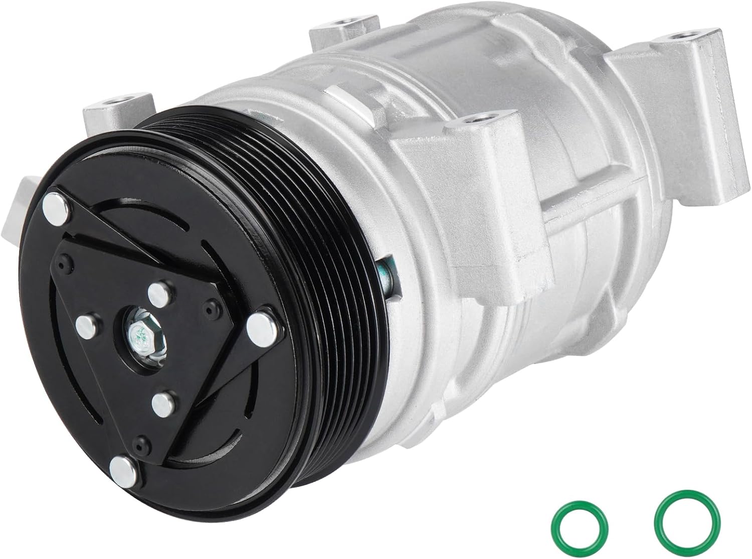 AC Compressor with Clutch Fits for Honda CR-V 2.4 2.4L 2002 2003 2004 2005 2006, Without heating switch, Replaces CO 10663PC