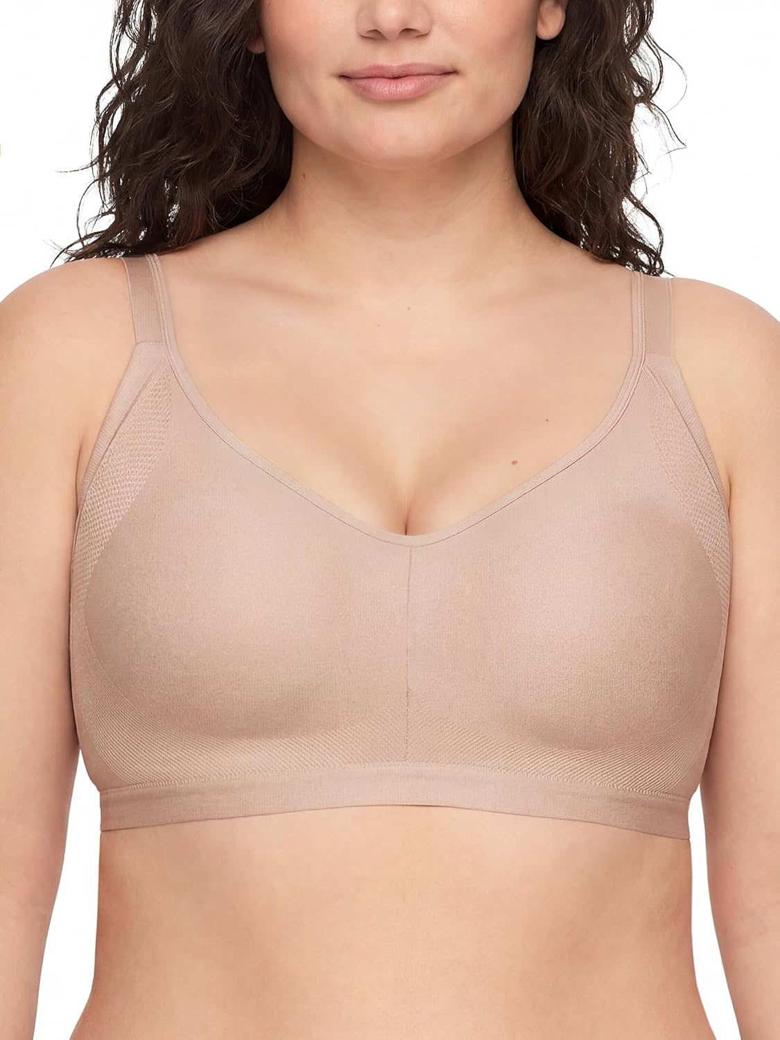 Warners Easy Does It Underarm-Smoothing with Seamless Stretch Wireless Lightly Lined Comfort Bra