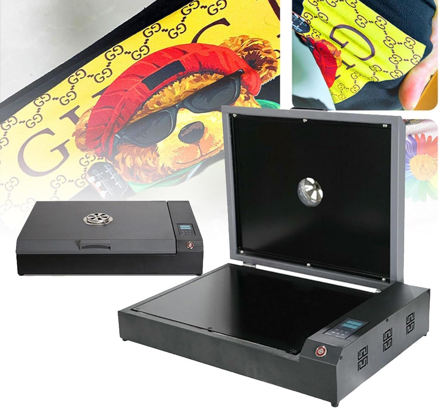 A3+A4 DTF Oven Dryer, with Temperature Control, DTF Oven Curing Transfer Film,DTF Heat Transfer Oven,for T-Shirts Transfer Printing