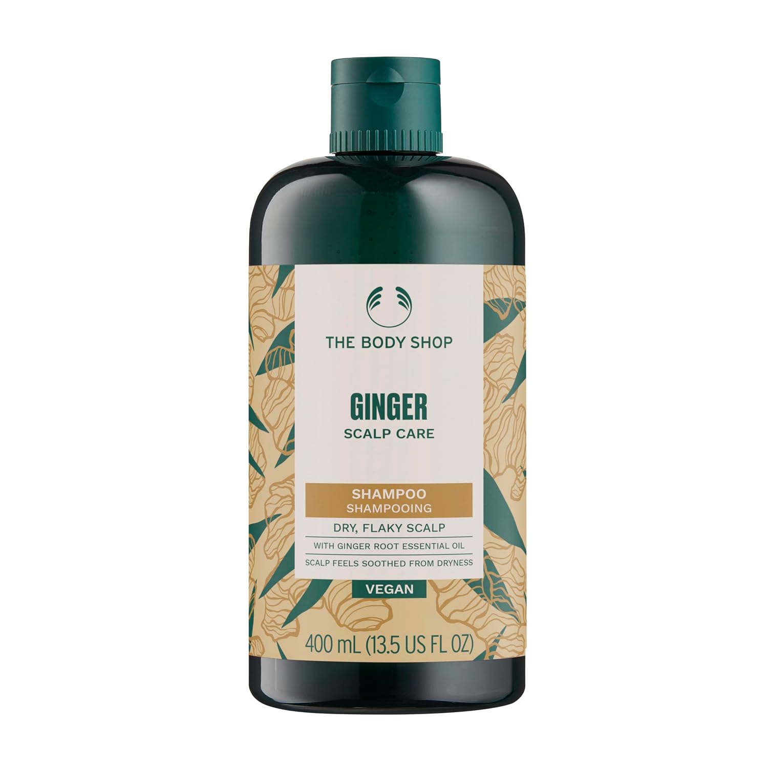 The Body Shop Ginger Scalp Care Shampoo | Soothing For Dry, Flaky Scalp,